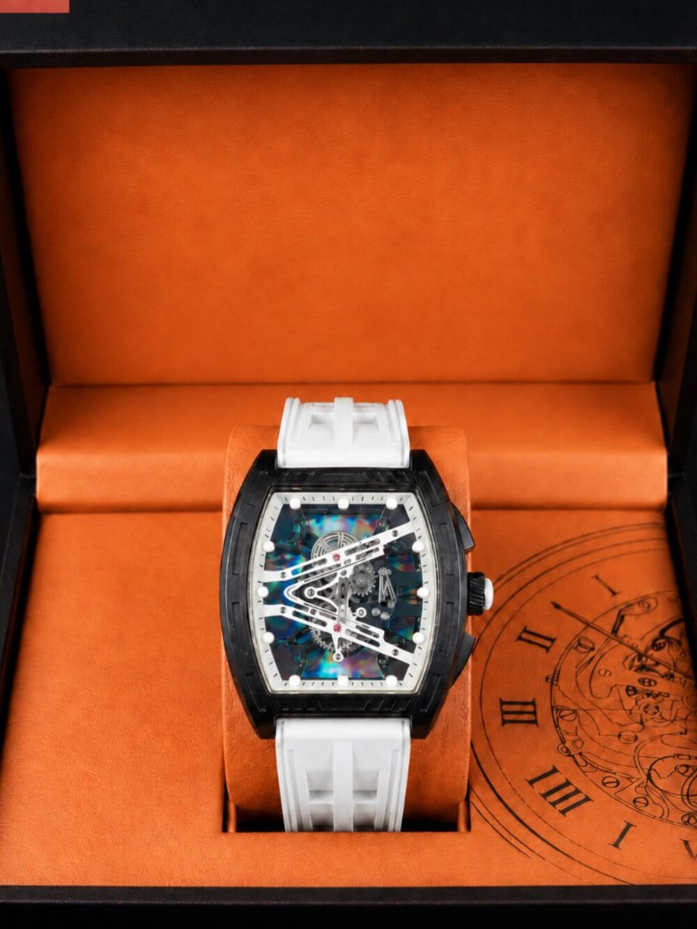 Richard mille watch 1:1 White/Black Larp